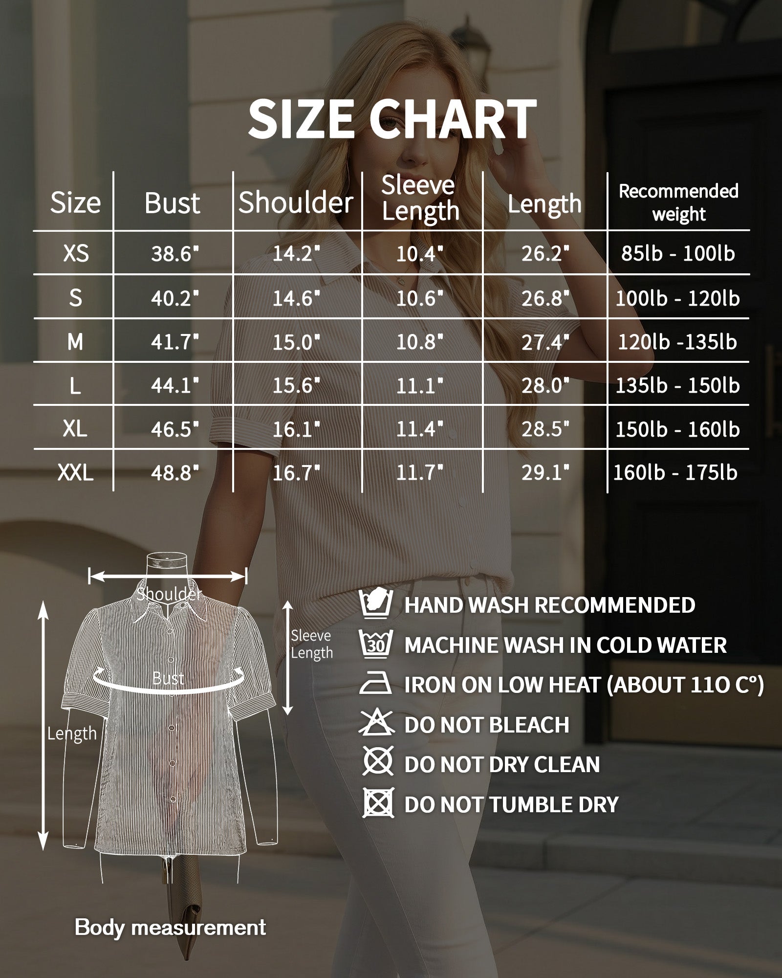 MANGOPOP Striped Button Down Shirt for Women Puff Short Sleeve Blouse Business Casual Tops Trendy 2026 Summer