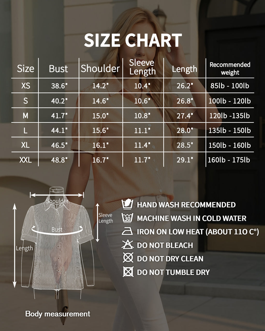 MANGOPOP Striped Button Down Shirt for Women Puff Short Sleeve Blouse Business Casual Tops Trendy 2026 Summer