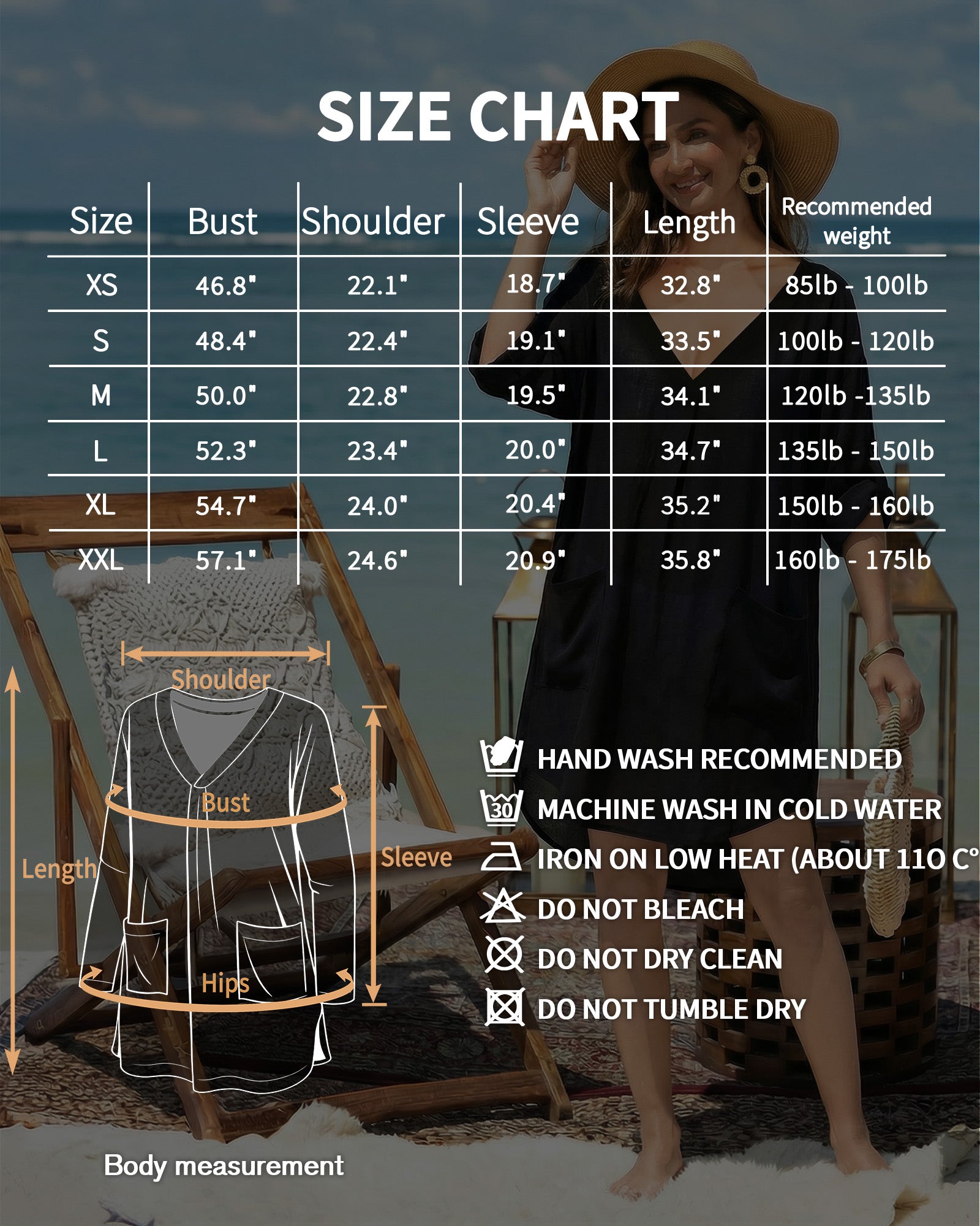 MANGOPOP Womens Swimsuit Cover Up Shirt V Neck 3/4 Sleeve Bathing Suit Coverup 2026 Summer Vacation Beach Cover Ups Outfits
