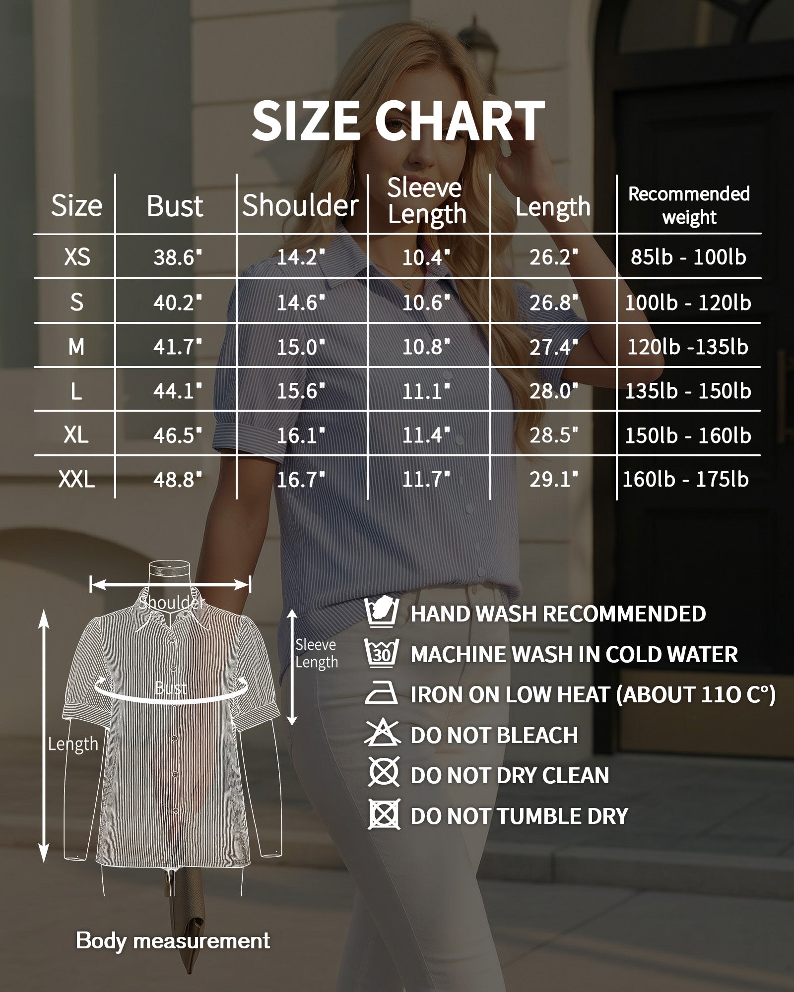 MANGOPOP Striped Button Down Shirt for Women Puff Short Sleeve Blouse Business Casual Tops Trendy 2026 Summer
