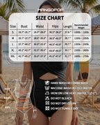 MANGOPOP Women's One Piece Swimsuits Tummy Control Cutout High Waisted Bathing Suits Tie Back Swim Suits 2026 Beach Clothes