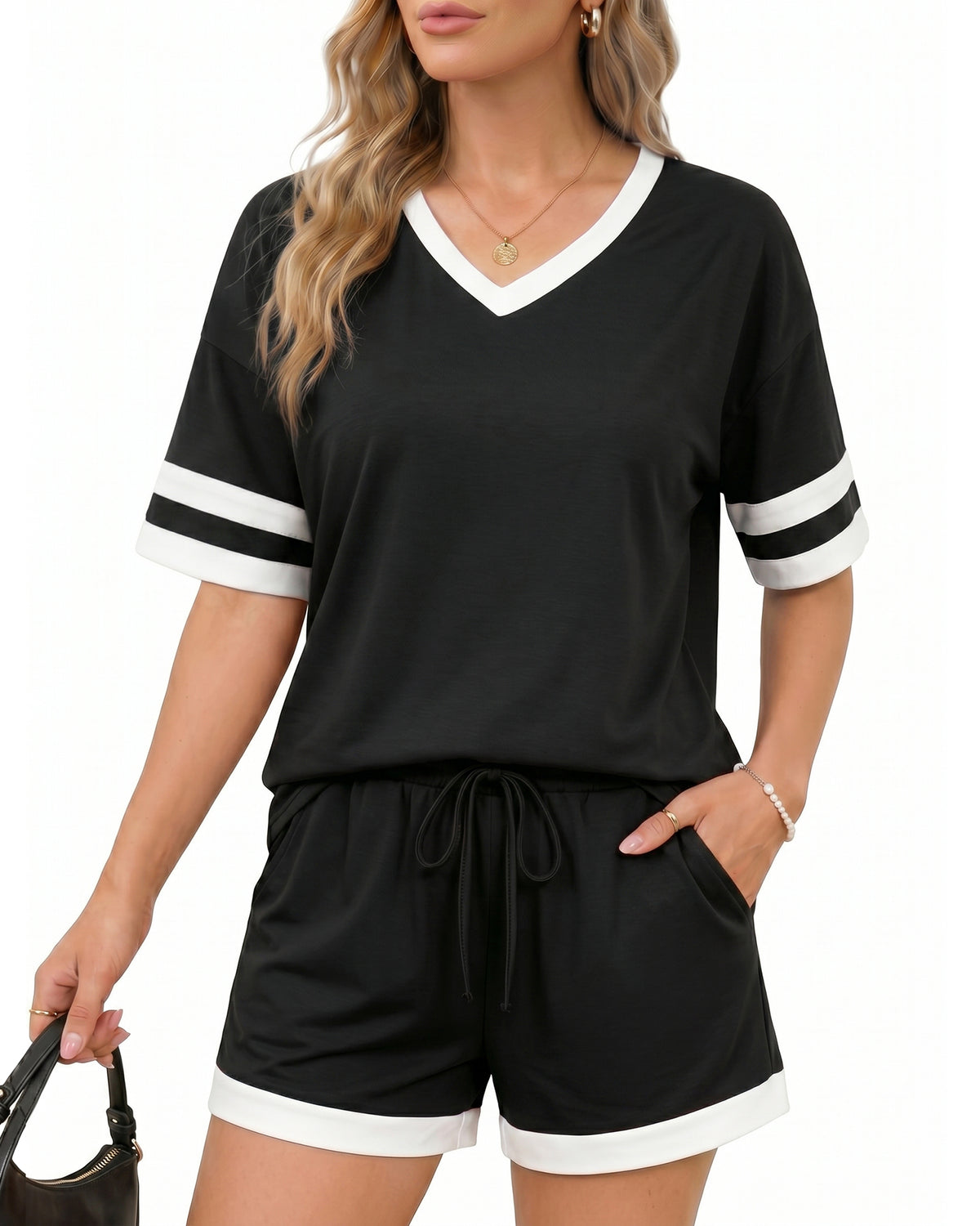 MANGOPOP Lounge Sets Lounge Set Black