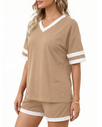 MANGOPOP Lounge Sets Lounge Set Light Camel