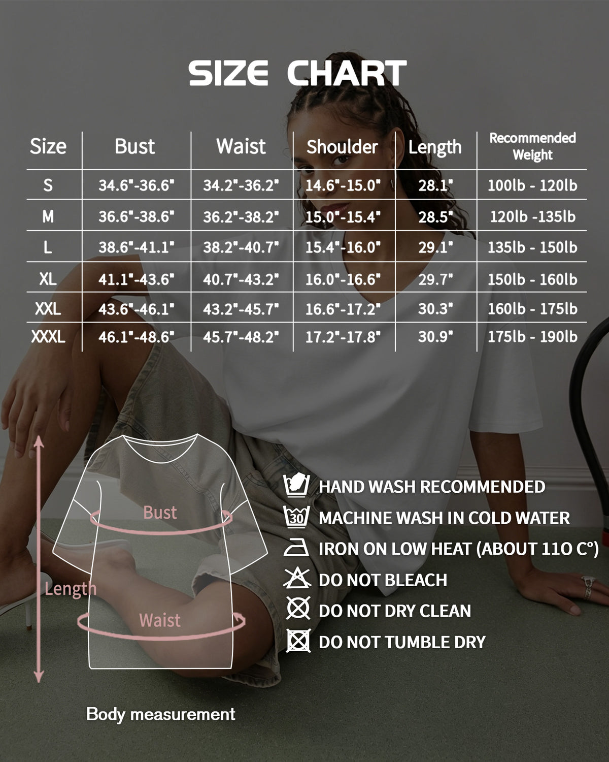 MANGOPOP Oversized V-Neck Half-Sleeve Gym Workout Loose Top Creamy White