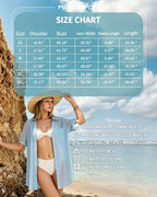 MANGOPOP Button-Down Swim Cover-Up Blue