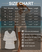 MANGOPOP Crochet V-Neck Swim Cover-Up White
